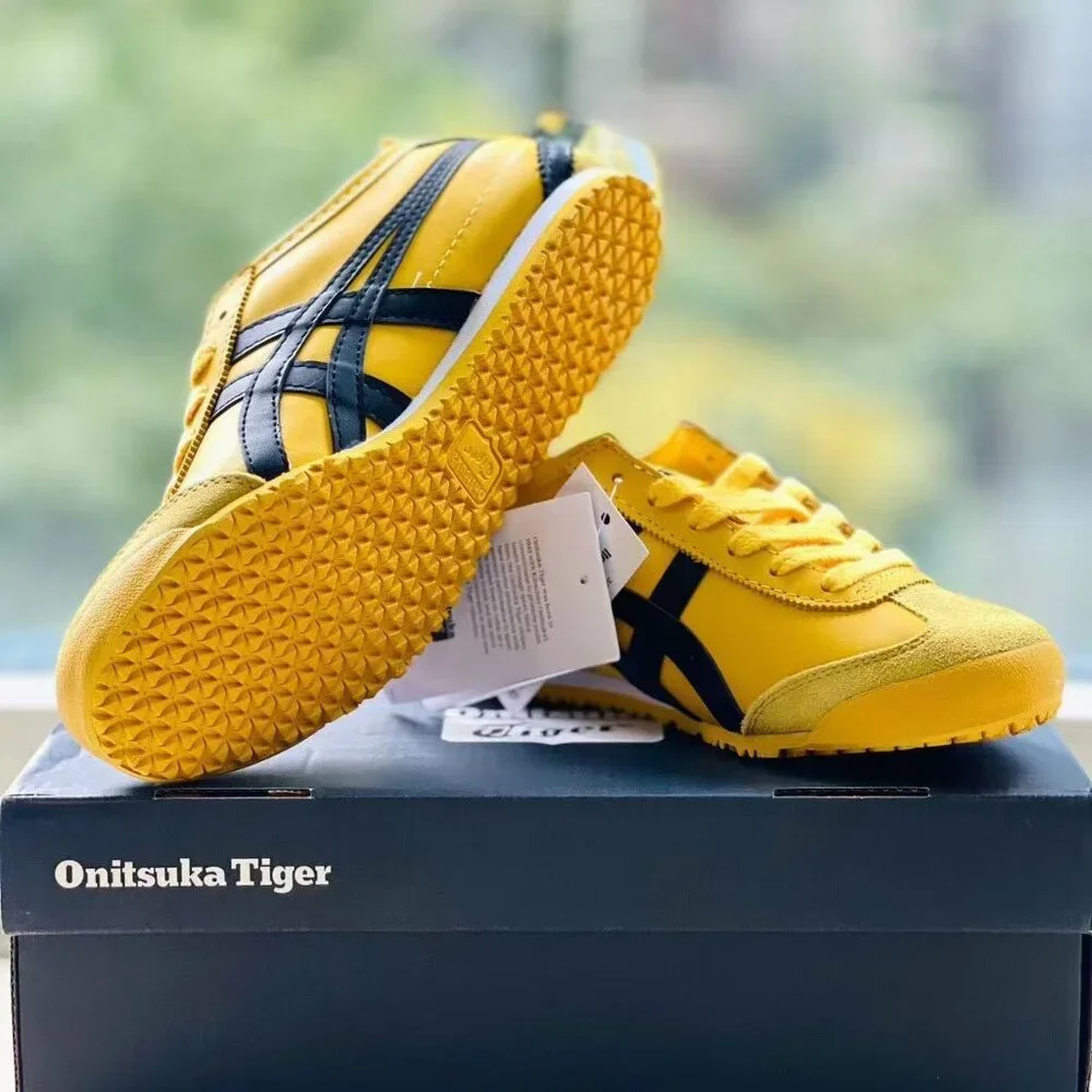 Onitsuka Tiger - Mexico 66 in Yellow Sneakers - Picture 2 of 5